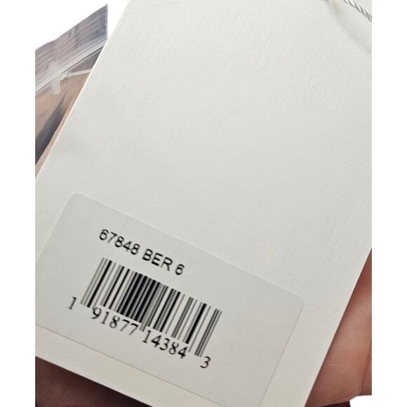 NEW Mac Duggal 6 67848 Long Sleeve Faux Wrap Dress Maxi Formal Beaded Burgundy - Picture 5 of 7